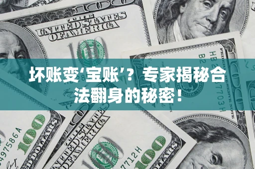 北京坏账变‘宝账’？专家揭秘合法翻身的秘密！