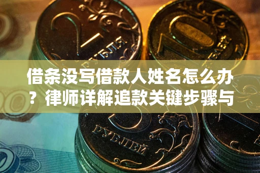 北京借条没写借款人姓名怎么办？律师详解追款关键步骤与证据链构建